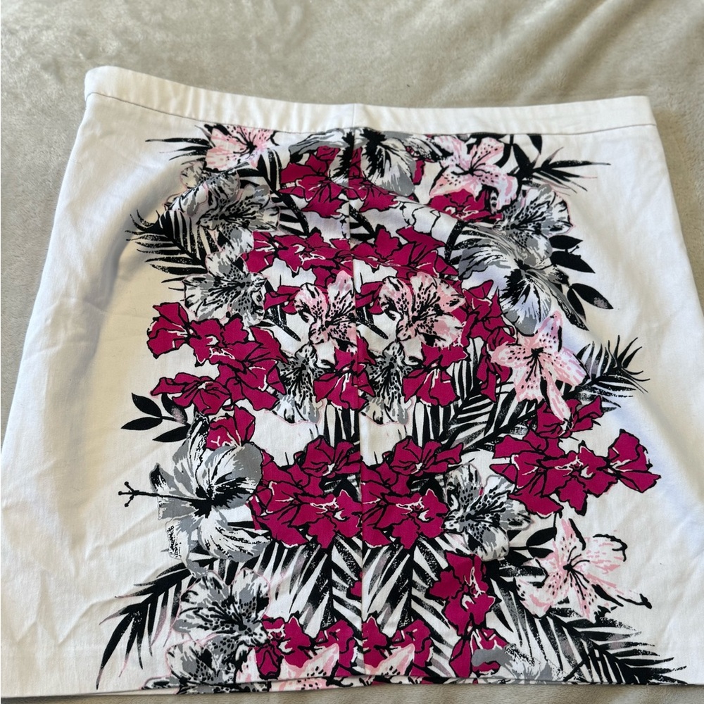 floral skirt